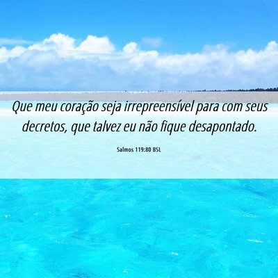 Picture 06 - Salmos 119:80 BSL - Que meu coração seja irrepreensível para com - Bible Verse Picture