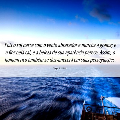 Picture 06 - Tiago 1:11 BSL - Pois o sol nasce com o vento abrasador e murcha a - Bible Verse Picture