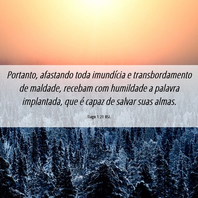 Picture 06 - Tiago 1:21 BSL - Portanto, afastando toda imundícia e - Bible Verse Picture