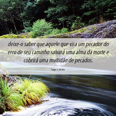 Picture 06 - Tiago 5:20 BSL - deixe-o saber que aquele que vira um pecador do - Bible Verse Picture