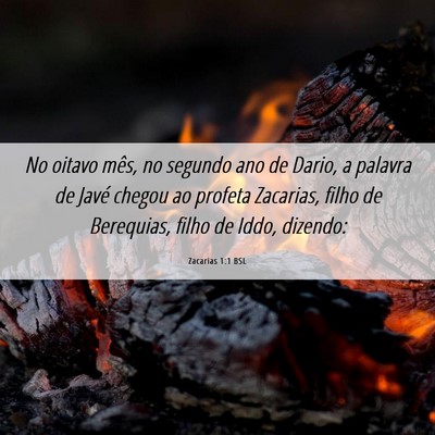 Picture 06 - Zacarias 1:1 BSL - No oitavo mês, no segundo ano de Dario, a - Bible Verse Picture