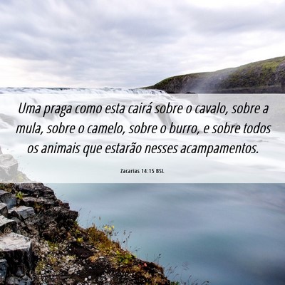 Picture 06 - Zacarias 14:15 BSL - Uma praga como esta cairá sobre o cavalo, sobre - Bible Verse Picture
