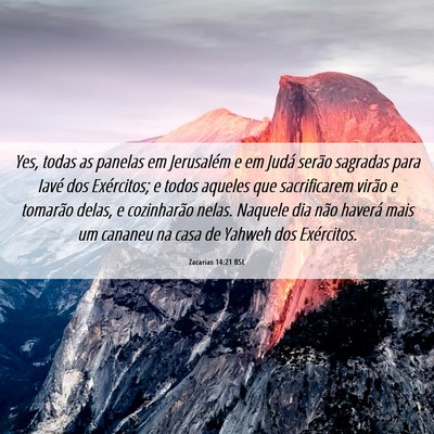 Picture 06 - Zacarias 14:21 BSL - Yes, todas as panelas em Jerusalém e em Judá - Bible Verse Picture