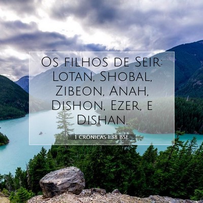 Picture 07 - 1 Crônicas 1:38 BSL - Os filhos de Seir: Lotan, Shobal, Zibeon, Anah, - Bible Verse Picture