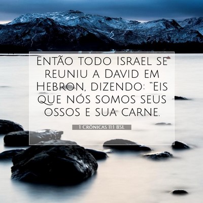 Picture 07 - 1 Crônicas 11:1 BSL - Então todo Israel se reuniu a David em Hebron, - Bible Verse Picture