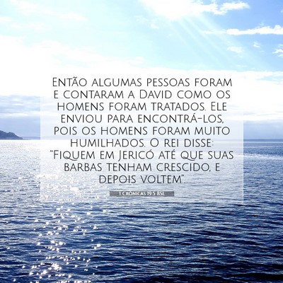 Picture 07 - 1 Crônicas 19:5 BSL - Então algumas pessoas foram e contaram a David - Bible Verse Picture