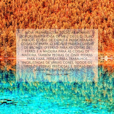 Picture 07 - 1 Crônicas 29:2 BSL - Now Preparei com todas as minhas forças para a - Bible Verse Picture