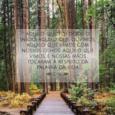 Picture 07 - 1 João 1:1 BSL - aquilo que foi desde o início, aquilo que - Bible Verse Picture