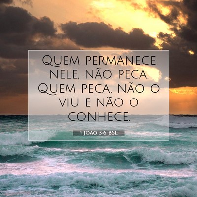 Picture 07 - 1 João 3:6 BSL - Quem permanece nele, não peca. Quem peca, não o - Bible Verse Picture