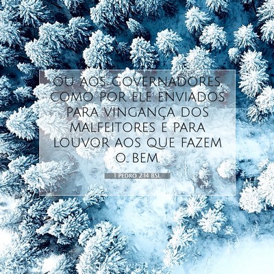 Picture 07 - 1 Pedro 2:14 BSL - ou aos governadores, como por ele enviados para - Bible Verse Picture