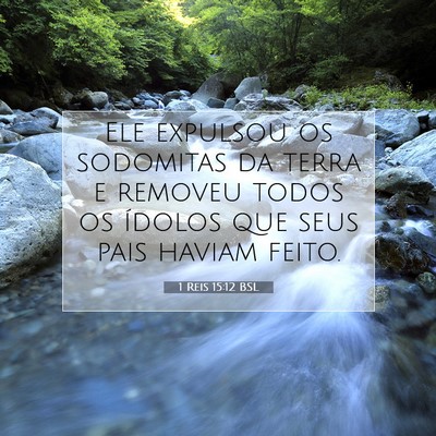 Picture 07 - 1 Reis 15:12 BSL - Ele expulsou os sodomitas da terra e removeu - Bible Verse Picture