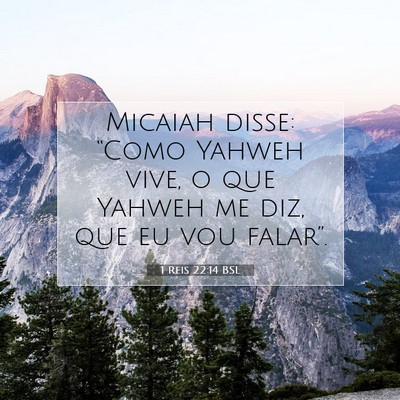 Picture 07 - 1 Reis 22:14 BSL - Micaiah disse: “Como Yahweh vive, o que Yahweh - Bible Verse Picture