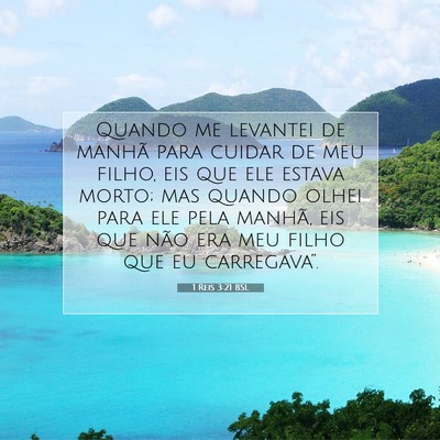Picture 07 - 1 Reis 3:21 BSL - Quando me levantei de manhã para cuidar de meu - Bible Verse Picture