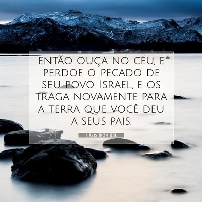 Picture 07 - 1 Reis 8:34 BSL - então ouça no céu, e perdoe o pecado de seu - Bible Verse Picture