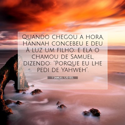 Picture 07 - 1 Samuel 1:20 BSL - Quando chegou a hora, Hannah concebeu e deu à - Bible Verse Picture