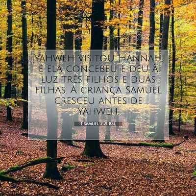 Picture 07 - 1 Samuel 2:21 BSL - Yahweh visitou Hannah, e ela concebeu e deu à - Bible Verse Picture