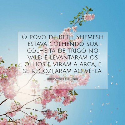 Picture 07 - 1 Samuel 6:13 BSL - O povo de Beth Shemesh estava colhendo sua - Bible Verse Picture