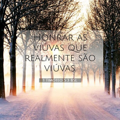 Picture 07 - 1 Timóteo 5:3 BSL - Honrar as viúvas que realmente são - Bible Verse Picture