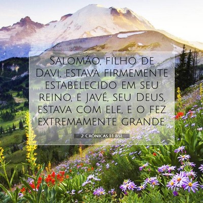 Picture 07 - 2 Crônicas 1:1 BSL - Salomão, filho de Davi, estava firmemente - Bible Verse Picture
