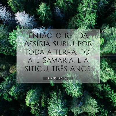 Picture 07 - 2 Reis 17:5 BSL - Então o rei da Assíria subiu por toda a terra, - Bible Verse Picture