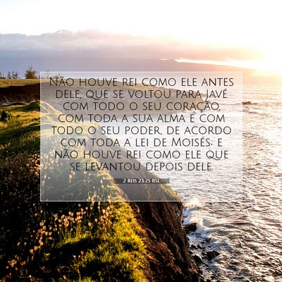 Picture 07 - 2 Reis 23:25 BSL - Não houve rei como ele antes dele, que se voltou - Bible Verse Picture
