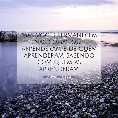 Picture 07 - 2 Timóteo 3:14 BSL - Mas vocês permanecem nas coisas que aprenderam e - Bible Verse Picture