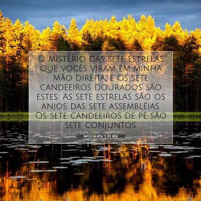 Picture 07 - Apocalipse 1:20 BSL - O mistério das sete estrelas que vocês viram em - Bible Verse Picture