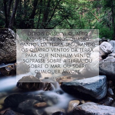 Picture 07 - Apocalipse 7:1 BSL - Depois disso, vi quatro anjos de pé nos quatro - Bible Verse Picture