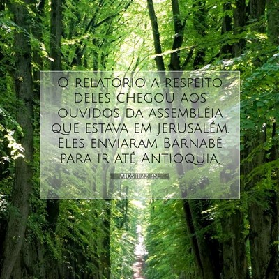 Picture 07 - Atos 11:22 BSL - O relatório a respeito deles chegou aos ouvidos - Bible Verse Picture