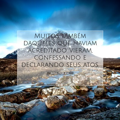 Picture 07 - Atos 19:18 BSL - Muitos também daqueles que haviam acreditado - Bible Verse Picture
