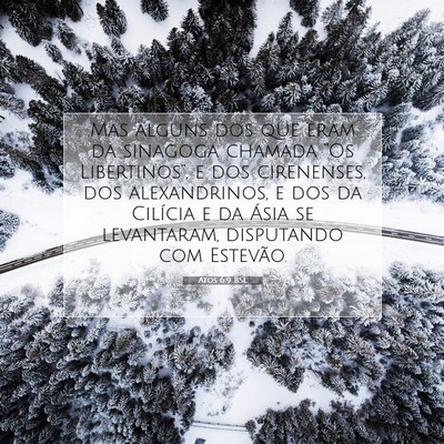 Picture 07 - Atos 6:9 BSL - Mas alguns dos que eram da sinagoga chamada “Os - Bible Verse Picture