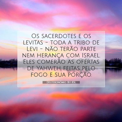 Picture 07 - Deuteronômio 18:1 BSL - Os sacerdotes e os levitas - toda a tribo de Levi - Bible Verse Picture
