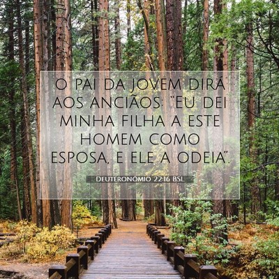 Picture 07 - Deuteronômio 22:16 BSL - o pai da jovem dirá aos anciãos: “Eu dei - Bible Verse Picture