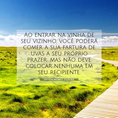 Picture 07 - Deuteronômio 23:24 BSL - Ao entrar na vinha de seu vizinho, você poderá - Bible Verse Picture