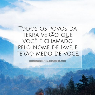 Picture 07 - Deuteronômio 28:10 BSL - Todos os povos da terra verão que você é - Bible Verse Picture