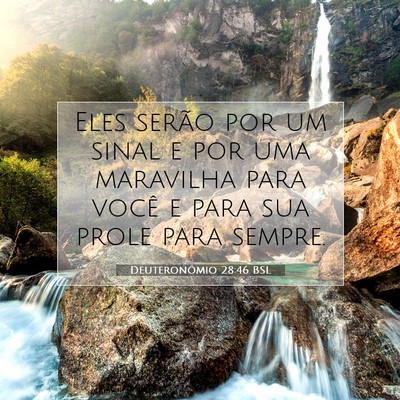 Picture 07 - Deuteronômio 28:46 BSL - Eles serão por um sinal e por uma maravilha para - Bible Verse Picture