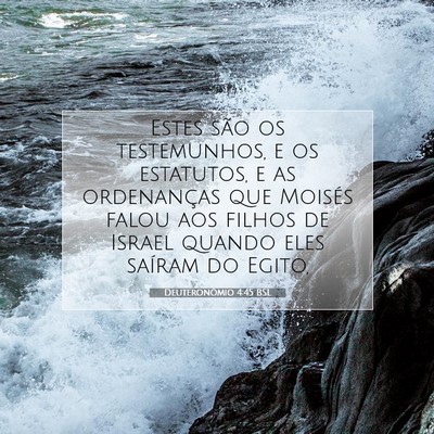 Picture 07 - Deuteronômio 4:45 BSL - Estes são os testemunhos, e os estatutos, e as - Bible Verse Picture