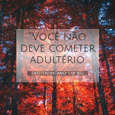 Picture 07 - Deuteronômio 5:18 BSL - “Você não deve cometer - Bible Verse Picture