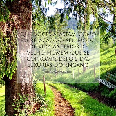 Picture 07 - Efésios 4:22 BSL - que vocês afastam, como em relação ao seu modo - Bible Verse Picture