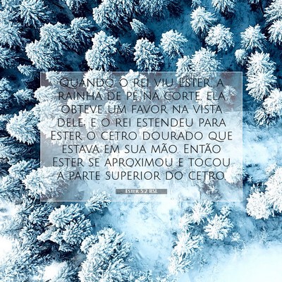 Picture 07 - Ester 5:2 BSL - Quando o rei viu Ester, a rainha de pé na corte, - Bible Verse Picture