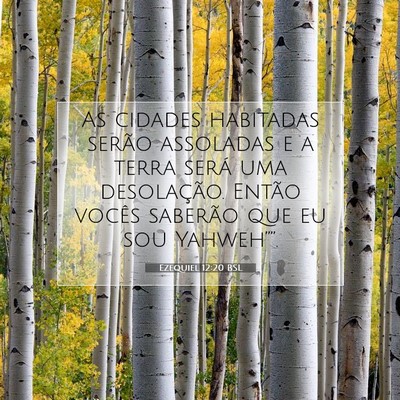Picture 07 - Ezequiel 12:20 BSL - As cidades habitadas serão assoladas e a terra - Bible Verse Picture