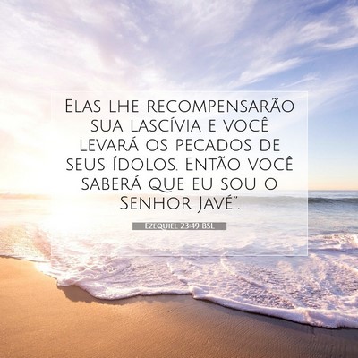Picture 07 - Ezequiel 23:49 BSL - Elas lhe recompensarão sua lascívia e você - Bible Verse Picture