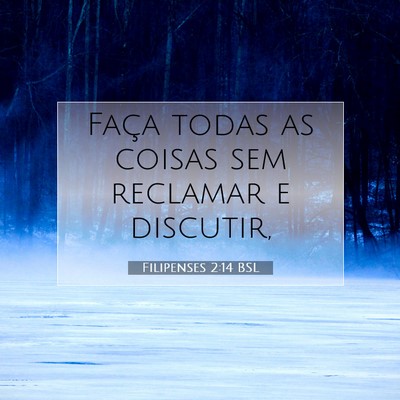 Picture 07 - Filipenses 2:14 BSL - Faça todas as coisas sem reclamar e - Bible Verse Picture