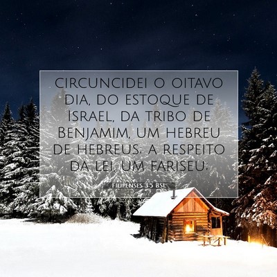 Picture 07 - Filipenses 3:5 BSL - circuncidei o oitavo dia, do estoque de Israel, - Bible Verse Picture