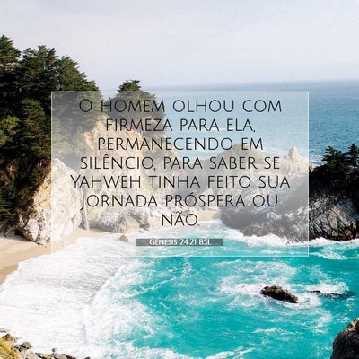 Picture 07 - Gênesis 24:21 BSL - O homem olhou com firmeza para ela, permanecendo - Bible Verse Picture