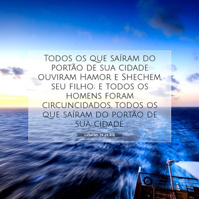 Picture 07 - Gênesis 34:24 BSL - Todos os que saíram do portão de sua cidade - Bible Verse Picture