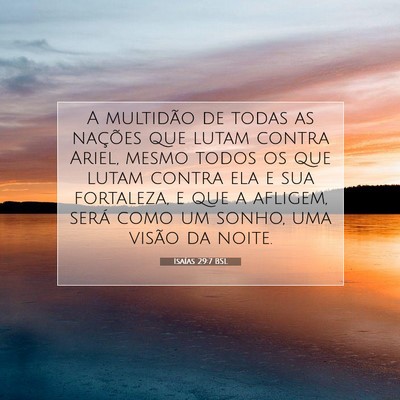 Picture 07 - Isaías 29:7 BSL - A multidão de todas as nações que lutam contra - Bible Verse Picture