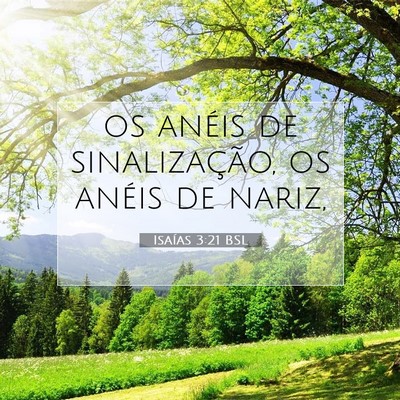 Picture 07 - Isaías 3:21 BSL - os anéis de sinalização, os anéis de - Bible Verse Picture