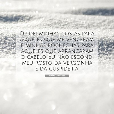 Picture 07 - Isaías 50:6 BSL - Eu dei minhas costas para aqueles que me - Bible Verse Picture