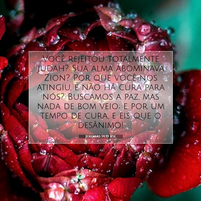Picture 07 - Jeremias 14:19 BSL - Você rejeitou totalmente Judah? Sua alma - Bible Verse Picture